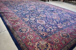 A traditional room sized carpet square, approx. 490 x 340cm