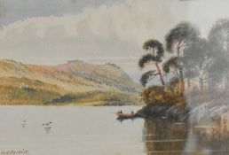 G.H Pettitt (British 19th century) a group of three Lake District scene watercolours, including '