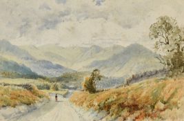 Local Interest* G.H Pettitt (British 19th century) a pair of Lake District scene watercolours, Old