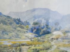 Local interest* Alfred Heaton Cooper (British 1864-1929) watercolour, Mill Moss Tarn, Patterdale,