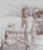 M Couton (British 20th century) a limited edition print 'Persephone' a nude female within a