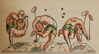 After Edward Bawden (British 1903-1989) a group of twelve coloured lithographic prints, produced