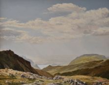 Local interest* David W Jackson (British 20th century) a 1960's oil on board, Ennerdale, signed