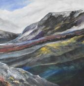 Local interest* Tony Driver (British contemporary) oil on canvas 'North of Eden' an appealing and