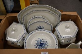 An Adams 'Baltic' part dinner service comprising of approximately twenty pieces.