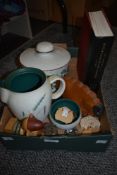 A Midwinter Greenleaves casserole dish, a copy of The Annals of Kirkby Lonsdale and Lunesdale Today,