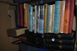 A selection of mixed books comprising titles Dick Francis 'Risk' and Leo Rosten 'A Trumpet For