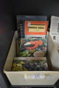 A selection of vintage reading material and Brooke Bond picture cards, to include Veteran &