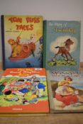Four children's novels comprising titles Monster Book for Girls, The Story of Twinky by Betty Larom,