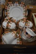 A Colclough part tea service having 26 pieces.