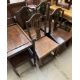 A set of four George III dining chairs together with a tea trolley, - Image 3 of 3