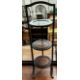 A set of four George III dining chairs together with a tea trolley, - Image 2 of 3