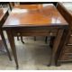An Edwardian rosewood envelope card table, with a square folding top above a frieze drawer, - Image 1 of 2