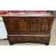 An 18th century oak mule chest, - Image 1 of 2