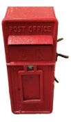 ER post box - corroded with key