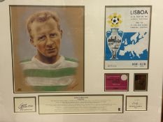Jimmy Johnstone limited edition print '' Wee Jinky