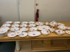 A very large victorian dinner service, 1 bowl with