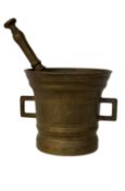 Brass 1825 mortar & pestle