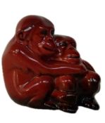 Doulton Flambe monkeys (Noke)