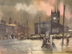 Tom Brown original watercolour 'Trinity Church Sal