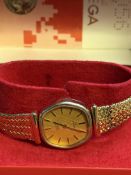 Vintage ladies Omega De ville quarts wristwatch da
