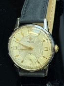Vintage unusual Zodiac wristwatch, sub second dial