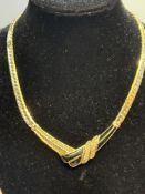 Original Christian Dior necklace - 1 stone missing