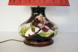 Large Moorcroft table lamp