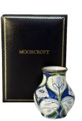 Moorcroft enamel vase Height 7 cm