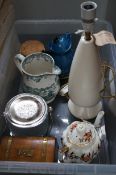 Box to include a Crown Devon lamp