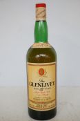 Glenlivet single malt scotch whisky
