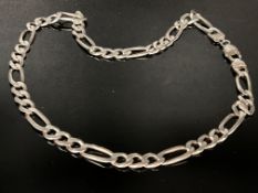 Gents 22' Silver heavy neck chain