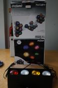 3x Disco lights & microphone