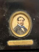 Miniature painting Sir Thomas Fermor Hesketh 1826-