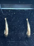 Pair of 9ct gold earrings