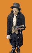 Life size Halloween Edwardian butler with sensor m