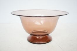 White friars fruit bowl with polish pontil mark Di
