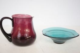 White friars jug & white friars small bowl - both