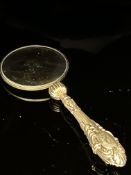Silver handled magnifying glass
