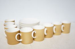 Susie Cooper design 9 cups & saucers