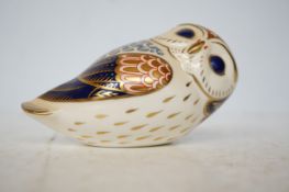 Royal crown derby owl ceramic stopper in original