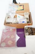 Unsorted coin & note collection
