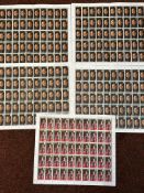 Collection of Jersey mint sheet stamps, sheet valu
