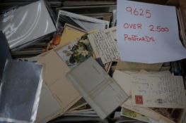 Large quantity of postcards
