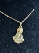 18ct Gold necklace & chain