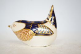 Royal crown derby wren in original box with gold s