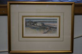 Limited edition signed print sun rise by Gillian M