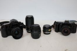 Minolta, Olympus & 3 additional lenses
