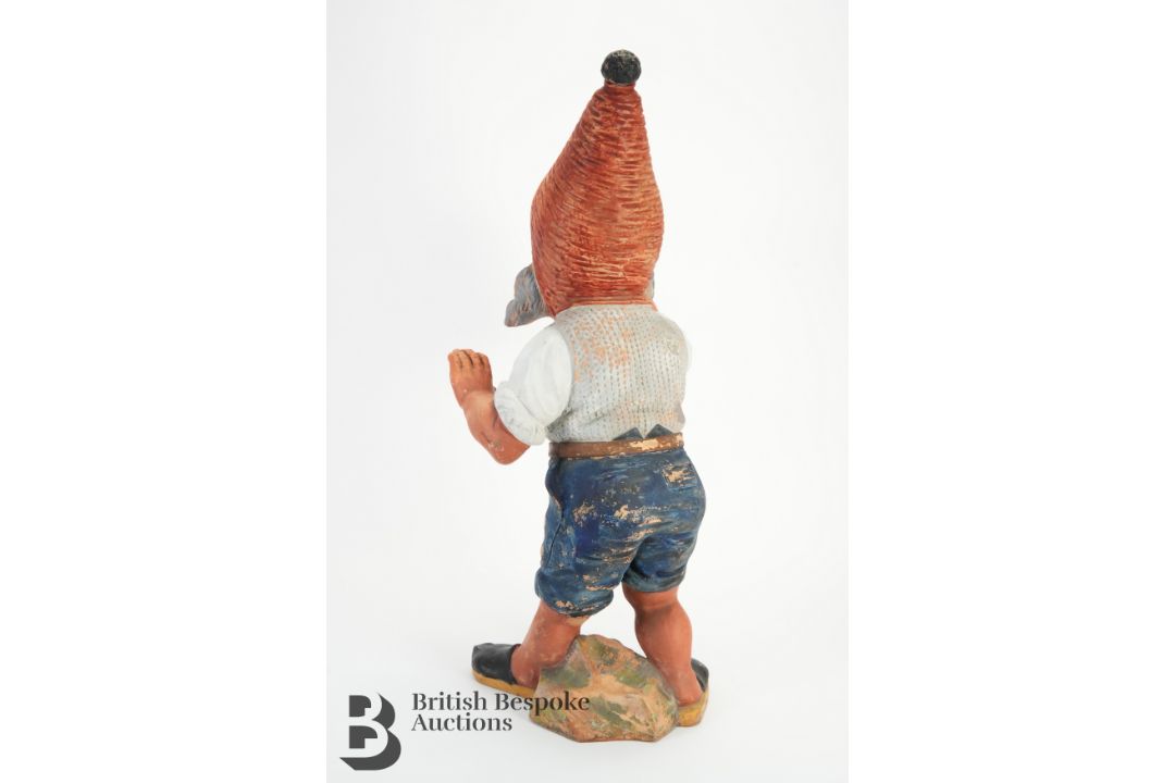 Large Terracotta German Gnome - Image 3 of 3