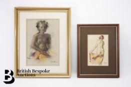 20th Century Pastel and Crayon